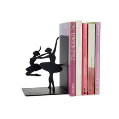 Balvi Fermalibri Ballerina Colore nero Supporto con base antiscivolo Metallo