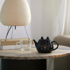 Balvi Teapot Wake Cat Thermosensitive with dual filter Ceramic