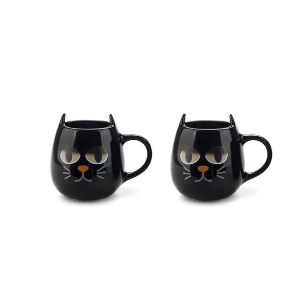 Balvi Coffee cup set Wake Cat Thermosensitive cat-shaped design Ceramic