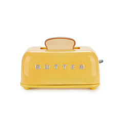 Balvi Butterteig Toasty Gelb Farbe Handgemaltes Retro-Design Keramik