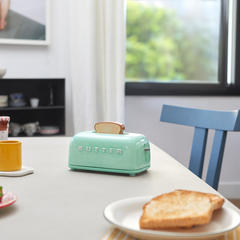 Balvi Plateau beurre Toasty Couleur vert Design rétro peint à la main Céramique
