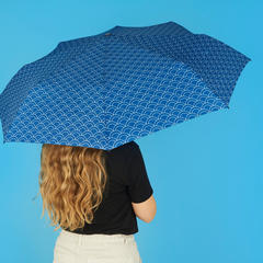 Balvi Parapluie Fish Couleur bleu Avec housse en néoprène imitation carpe koi Nylon