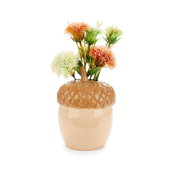 Balvi Vase Acorn Brown colour A nod to autumn Ceramic 20cm