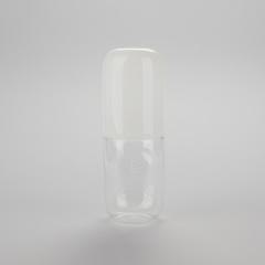 alvi Botella & Vaso Water Pill Color transparente/blanco Una píldora para calmar la sed Vidrio 550ml