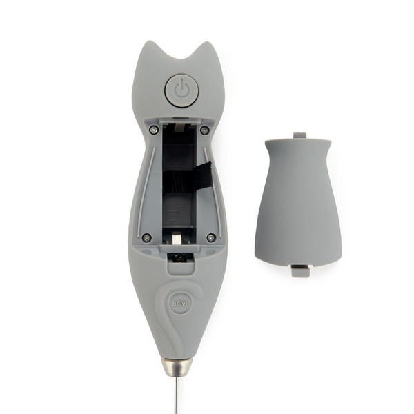 Balvi Milk frother Meow Grey colour Steamed milk with a feline touch Plastic/metal