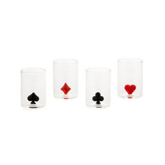 Balvi Shot glasses set Dealer For party or poker nights Glass