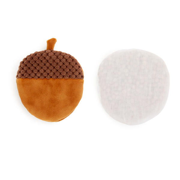 Balvi Calientamanos Acorn Color marrón Desenfundable y con huesos de cerezas naturales Poliéster