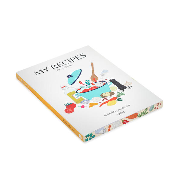 Balvi Notebook My Recipes The book you write yourself Paper