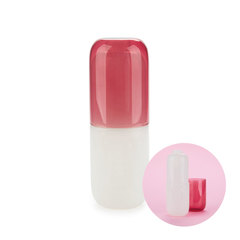 Balvi Botella & Vaso Water Pill Color blanco/rosa Una píldora para calmar la sed Vidrio 550ml