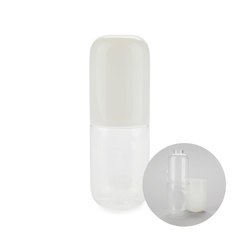 alvi Botella & Vaso Water Pill Color transparente/blanco Una píldora para calmar la sed Vidrio 550ml