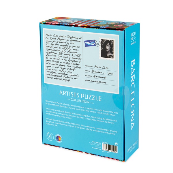 Balvi - Barcelona Balvi Puzzle Barcelona 1000 pièces d'art Carton
