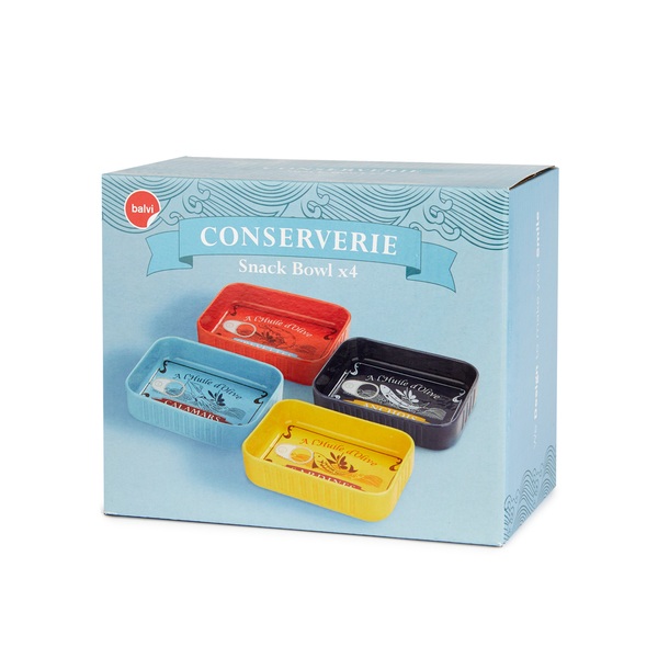Balvi - Conserverie Balvi Snack tray Conserverie Retro design of canned fish and seafood Ceramic