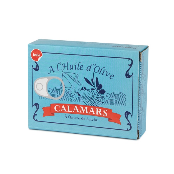 alvi - Conserverie Calamars Balvi Snack tray Conserverie Calamars Blue colour Retro design of canned