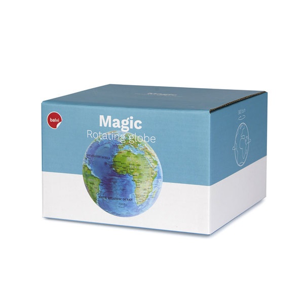 Balvi Globo terráqueo Magic Color azul Gira 360º Plástico PS 14cmORIGINAL