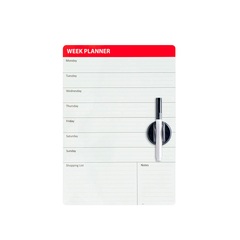Balvi - Week Planner lavagna magnetica per la porta del frigo