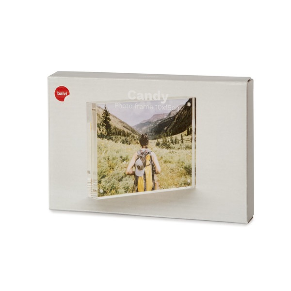 alvi P/foto Candy Portafoto magnetico per foto da 10x15 cm Modello da appoggio Acrilico 10x15 cmFACI