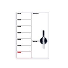 Balvi - Liste des Courses magnetic white board