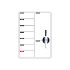 Balvi - Einkaufsliste Magnettafel für Kühlschranktür