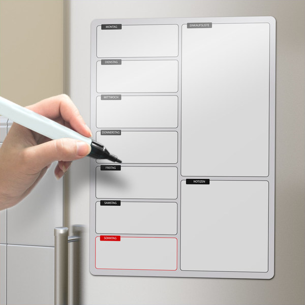Balvi - Einkaufsliste Magnettafel für Kühlschranktür