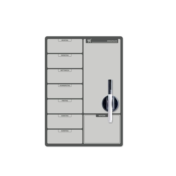 Balvi - Einkaufsliste pizarra magnética para puerta de nevera