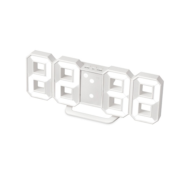 Balvi Alarm clock Digital (S) White colour  ABS plastic 21cmVERY PRACTICAL