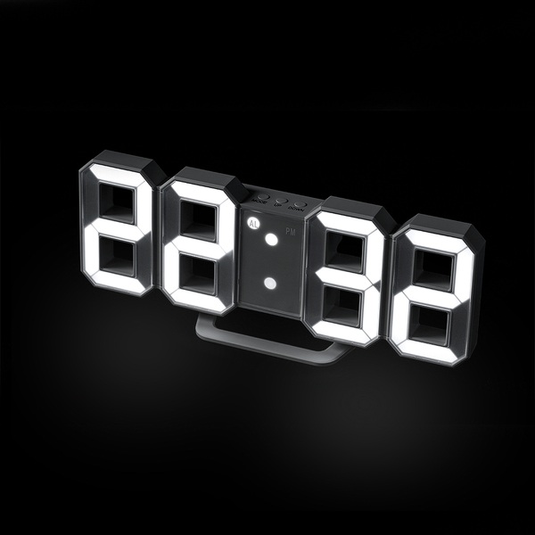 Balvi Alarm clock Digital (S) White colour  ABS plastic 21cmVERY PRACTICAL