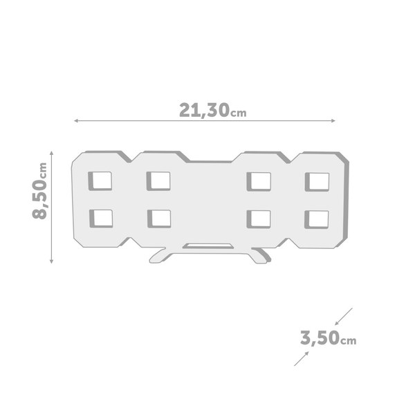 Balvi Alarm clock Digital (S) White colour  ABS plastic 21cmVERY PRACTICAL