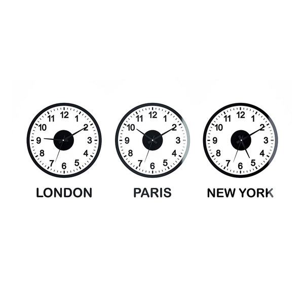 Balvi - World Clock reloj de pared