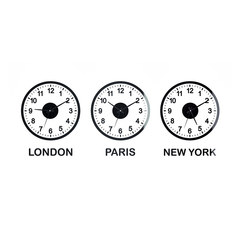 Balvi - World Clock reloj de pared