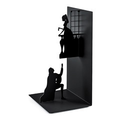 Balvi - Romeo & Juliet Metall bookend
