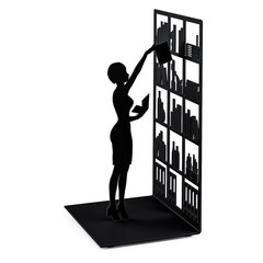Balvi - The Library Metall bookend