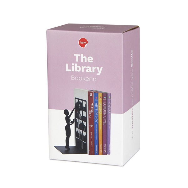 Balvi - The Library sujetalibros de metal