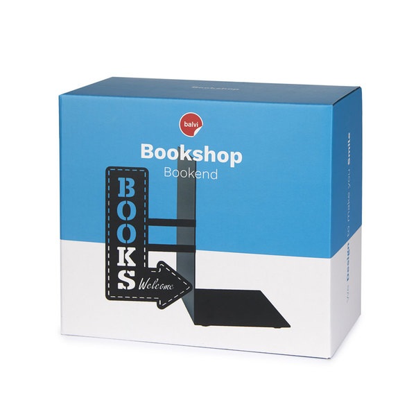 Balvi - Bookshop Metall bookend