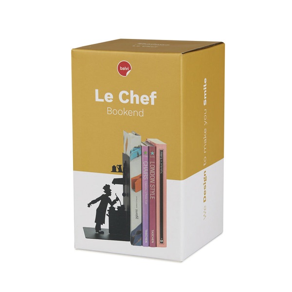 Balvi - Le Chef Metall bookend