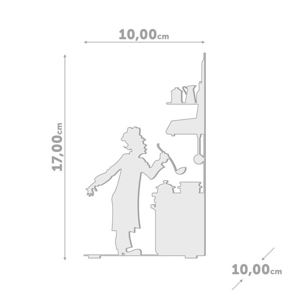 Balvi - Le Chef Metall bookend