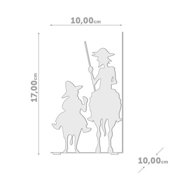 Balvi - Don Quijote sujetalibros de metal