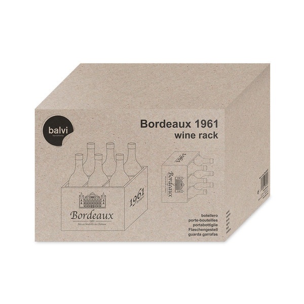 Balvi - Bordeaux 1961 botellero de madera
