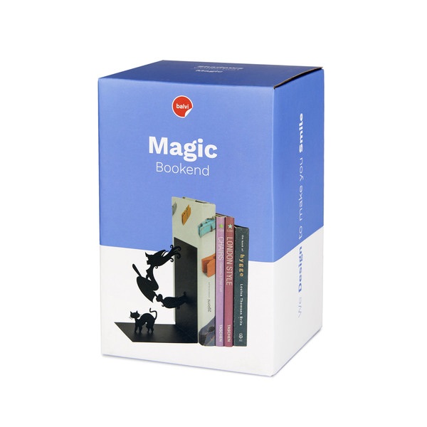 Balvi Buchstütze Magic Farbe schwarz In Form einer Hexe Aus Metall 17cmBÜCHER SICHER AUFBEWAHREN