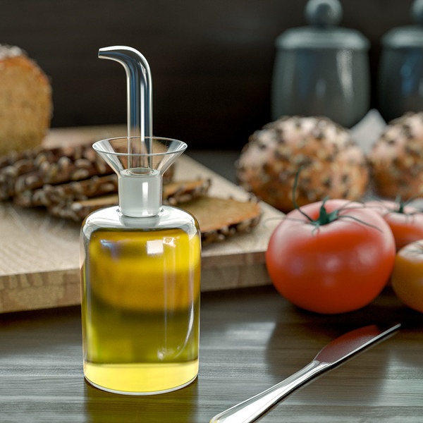 Balvi -  aceitera de 250 ml de capacidad de vidrio transparente