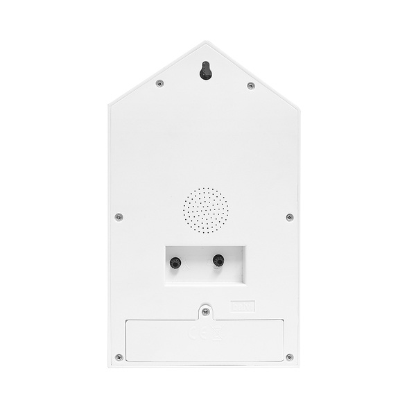 alvi Despertador Cucu Color blanco Reloj de mesa o de pared Pilas:1xAA + 2xC (no incluidas) Plástico