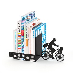 Balvi Bücherstütze Postman Farbe schwarz Dekorativ MetallDEINE BÜCHER SIND IN SICHERHEIT