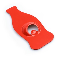 Balvi Abrebotellas Soda Color rojo Magnético En forma de botella Acero inox 21 cmMAGNÉTICO