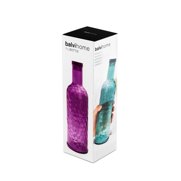Balvi Bottiglia Provence 1L Colore viola Con tappo Acrilico 28cmCAPACITÀ