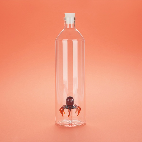 Balvi - Octopus Glasflasche für Wasser