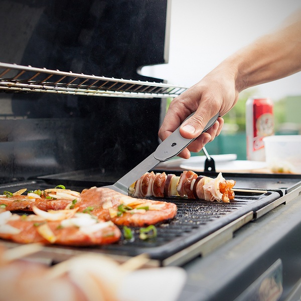 alvi Multiherramienta barbacoa Multi BBQ Color negro 5 hermientas Plegable Acero/aluminioMUY PRÁCTIC