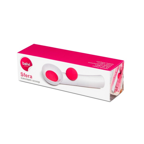 Balvi Icecream scoop Sfera White colour ABS plastic/silicone 19cmVERY PRACTICAL
