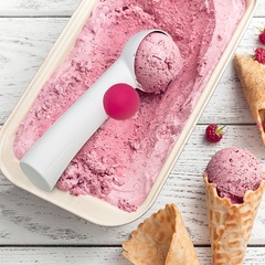 Balvi Eislöffel Sfera Farbe weiß ABS-Kunststoff/Silikon 19 cmÄUSSERST PRAKTISCH