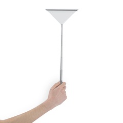 Balvi Limpiacristales Zooom Color blanco Extensible hasta 91cm Plástico PVCEXTENSIBLE