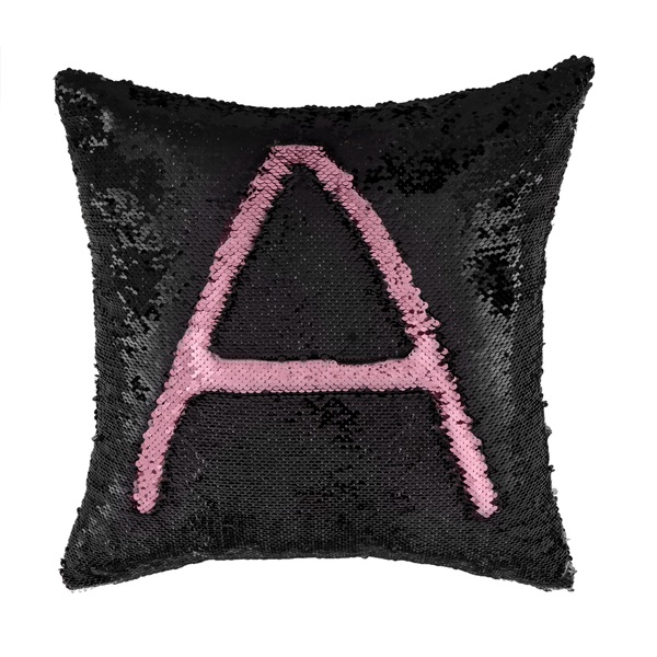 Balvi Cuscino Magic Colore nero/colore rosa Sfoderabile Poliestere 40x40cmCREATIVITÀ