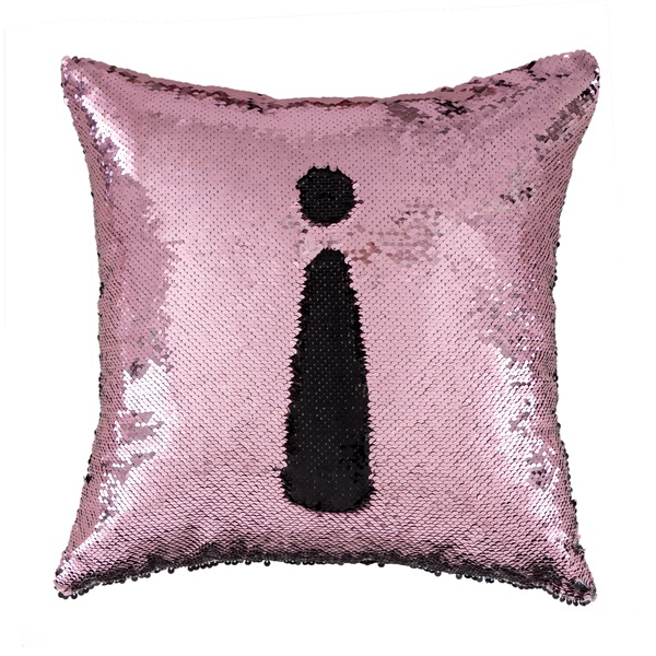 Balvi Cuscino Magic Colore nero/colore rosa Sfoderabile Poliestere 40x40cmCREATIVITÀ